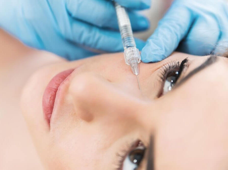 Under eye filler treatment